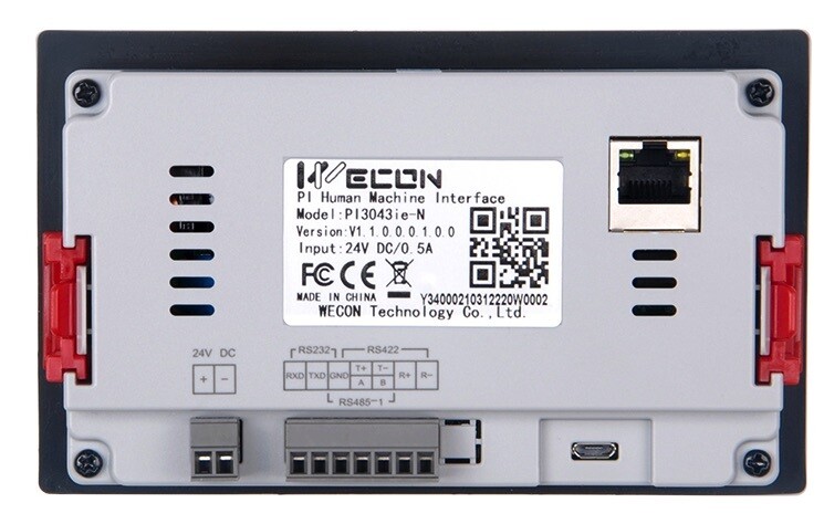 Compact PLC/HMI Combo: 3.5" or 4.3" HMI + Small PLC - Image 5