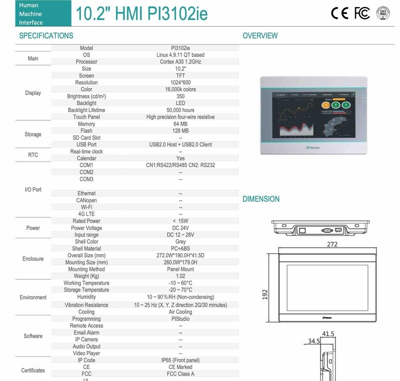 10" Basic HMI Touch Screen - Image 6